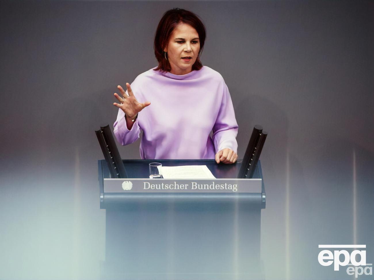 Бербок отметила, что Украина претендует на членство в Евросоюзе