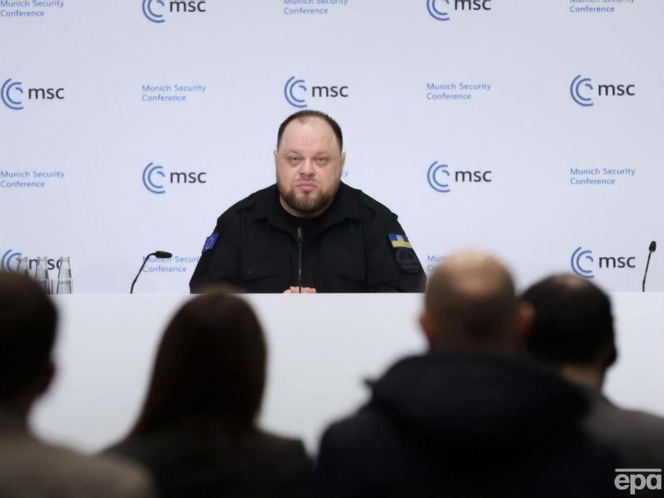 Стефанчук заявив, що на Мюнхенській конференції з безпеки, зокрема, обговорюють питання, пов'язані із "запрошенням України в НАТО"