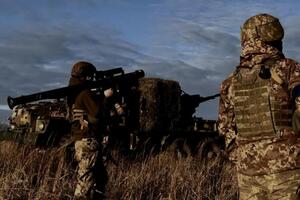 Украинские военные защищают небо от ракет врага