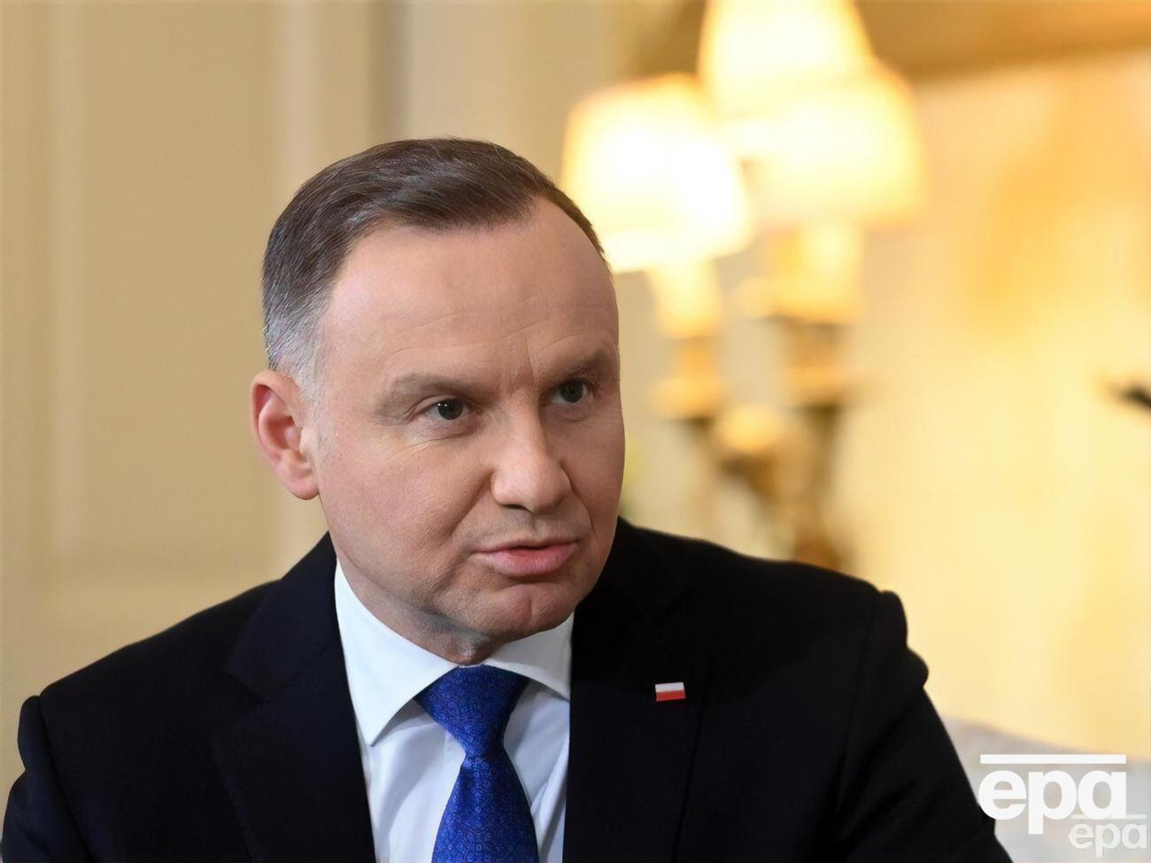Дуда вспомнил о начале войны в Украине