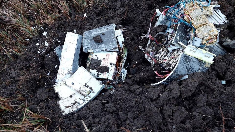 Обломки упавшей в Молдове 14 января ракеты С-300