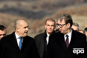 Президенти Болгарії (ліворуч) і Сербії заклали перший камінь у будівництво нового газопроводу