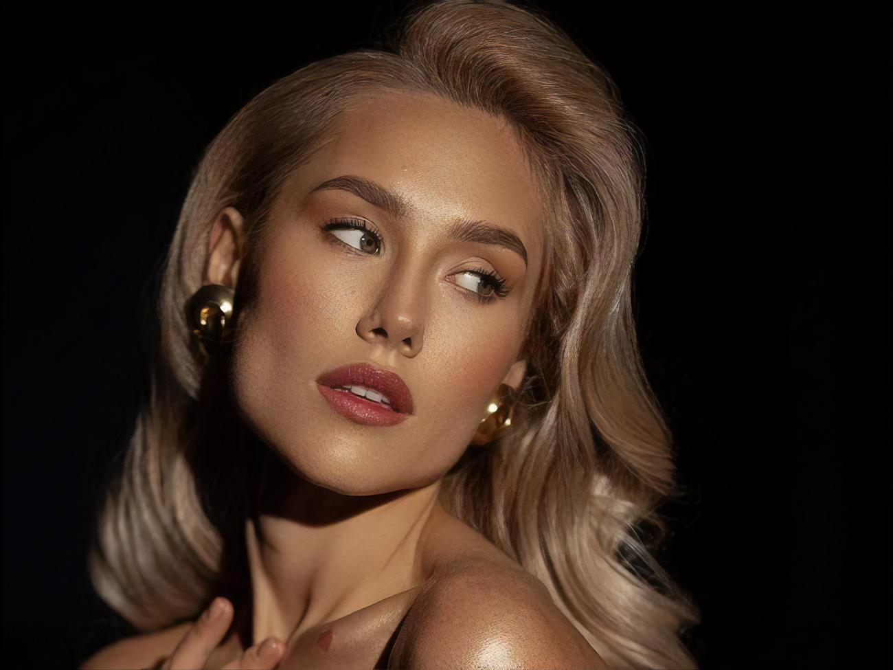 Квиткова показала лицо вблизи