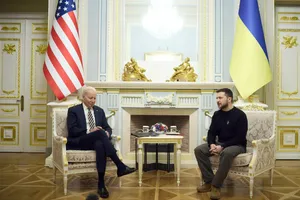 Байден встретился с Зеленским 20 февраля