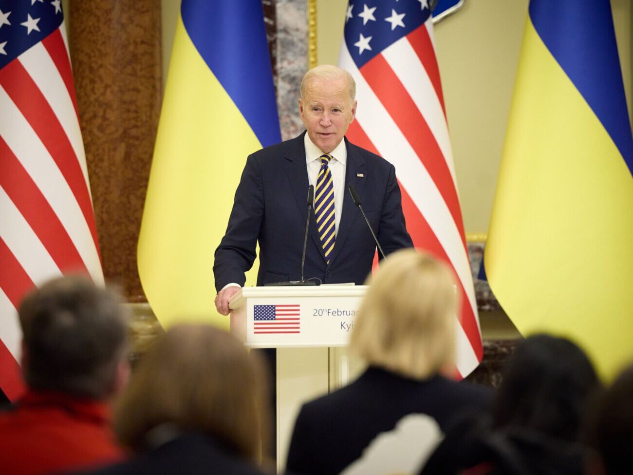 Байден відвідав Україну 20 лютого