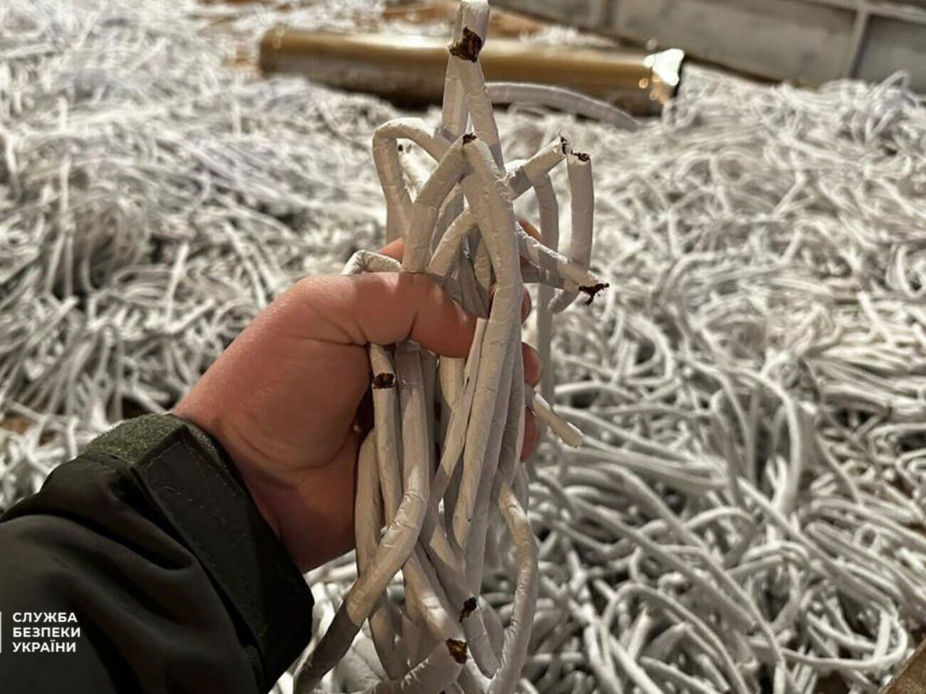 За день производили до 1 млн сигарет в день, отметили в СБУ