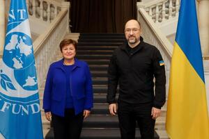 Шмыгаль в Киеве обсудил с Георгиевой поддержку Украины со стороны МВФ