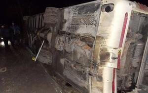 За попередніми даними, водій автобуса не впорався з керуванням