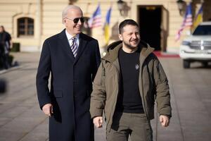 Зеленский охарактеризовал переговоры с Байденом в Киеве как "полезные"