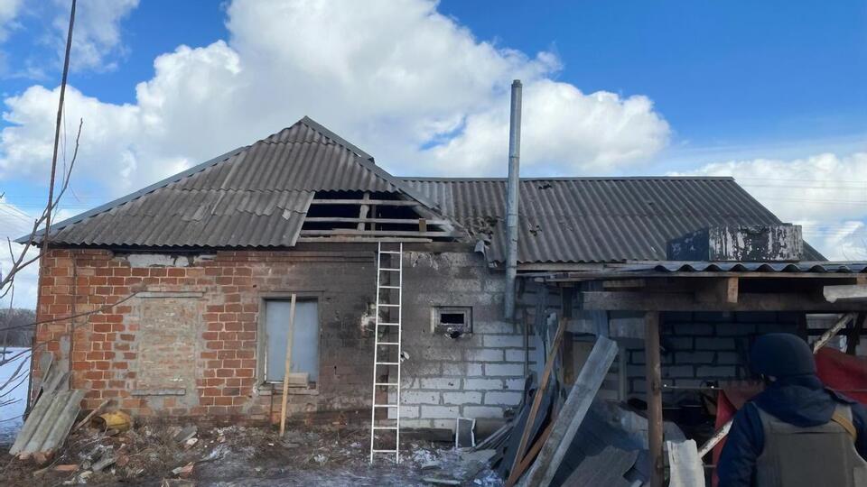 У прикордонних селах пошкоджено приватні будинки й господарчі споруди