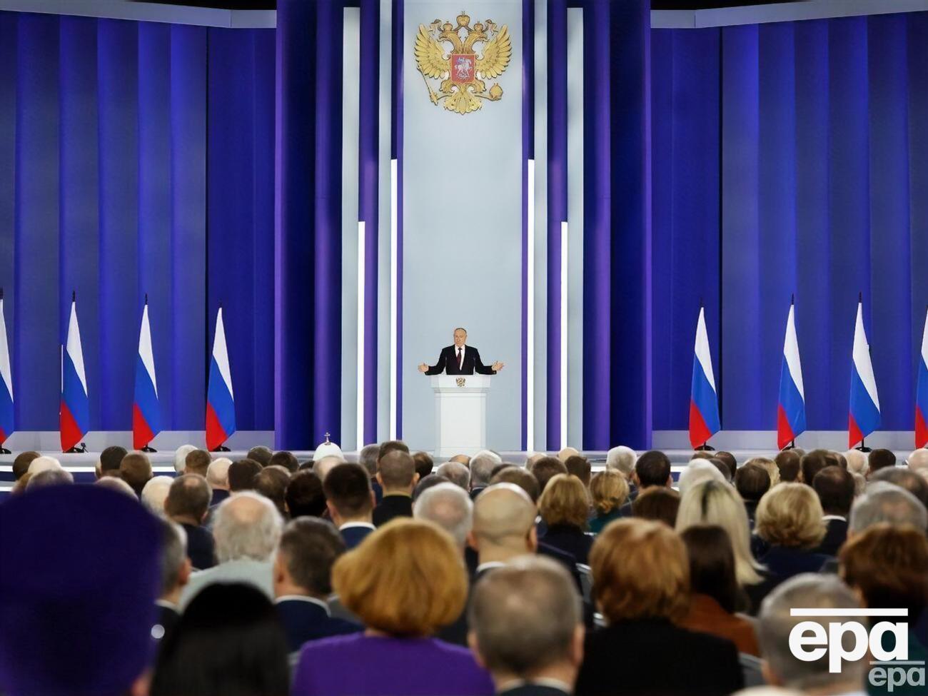 Путін звернувся до Федеральних зборів уперше з 2021 року