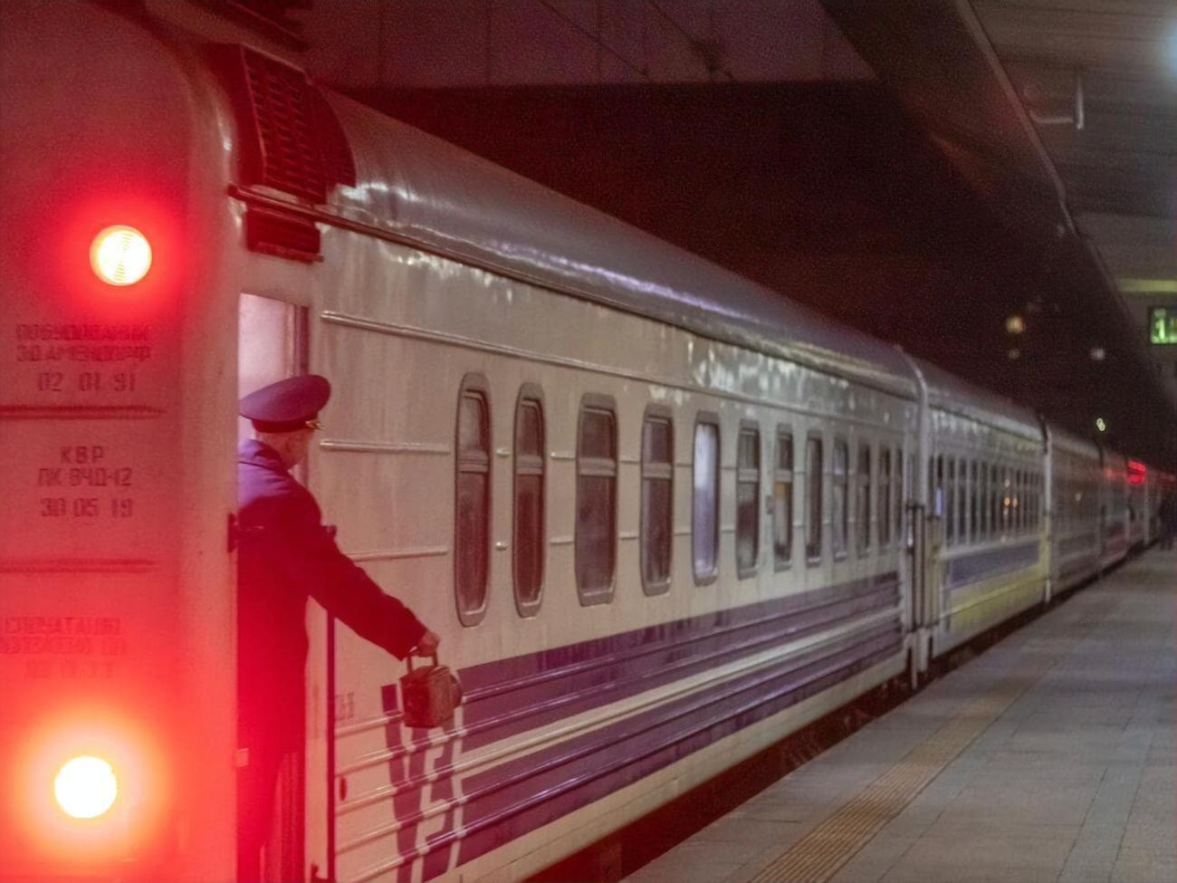 Деякі потяги довелося затримати, щоб пропустити рейс із Байденом
