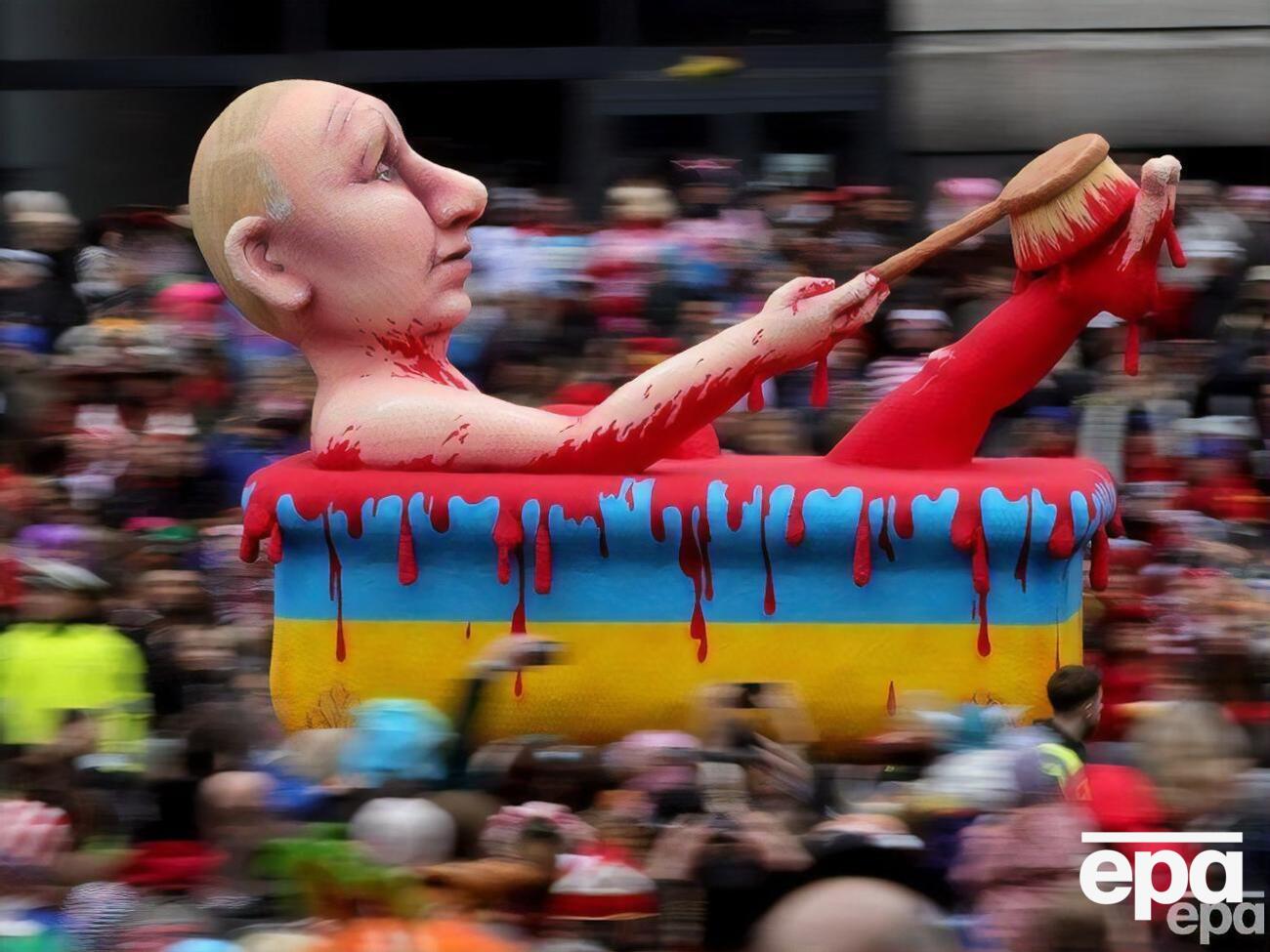 Одной из тем карнавала стала война в Украине