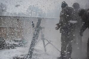 Самые интенсивные бои идут этой зимой на Донбассе