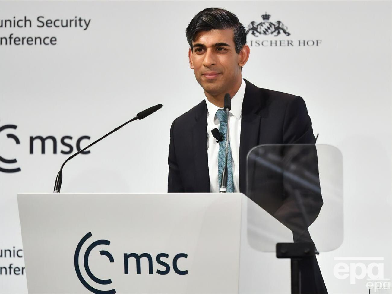 Сунак: Я згоден із Єнсом Столтенбергом, який сказав, що Україна стане членом НАТО