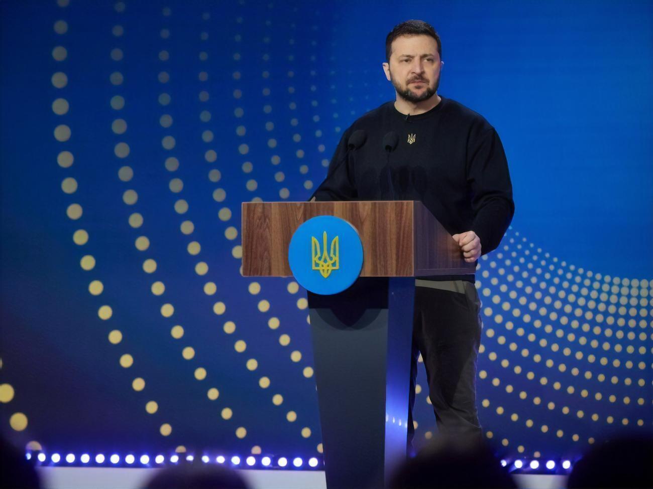Пресс-конференция Зеленского пройдет под названием "Февраль. Год несокрушимости"