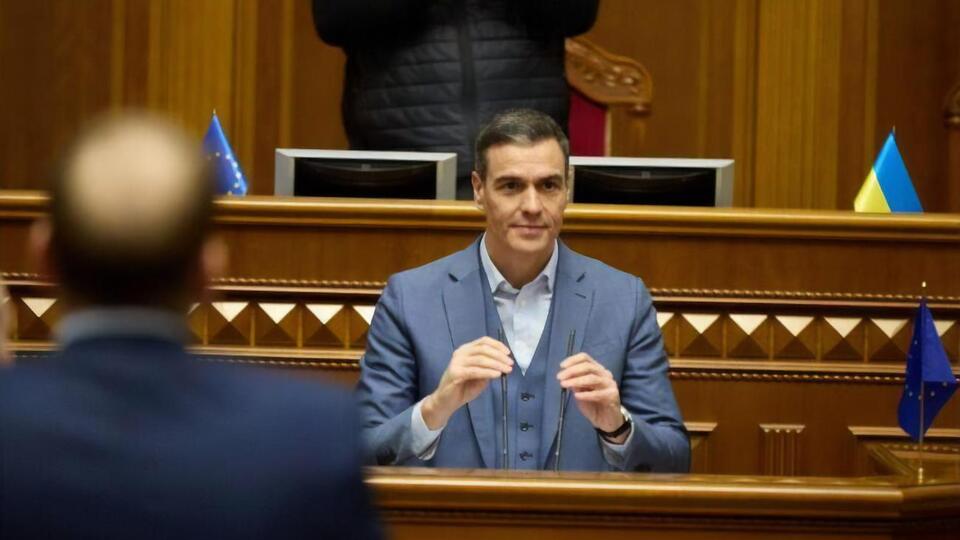 Санчес – депутатам Рады: Вы боретесь за правду, и в этом разница между вами и Россией