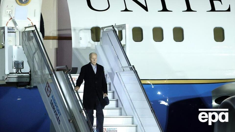 Байден прилетів до Польщі зі США, а потім поїздом їздив до Києва і назад