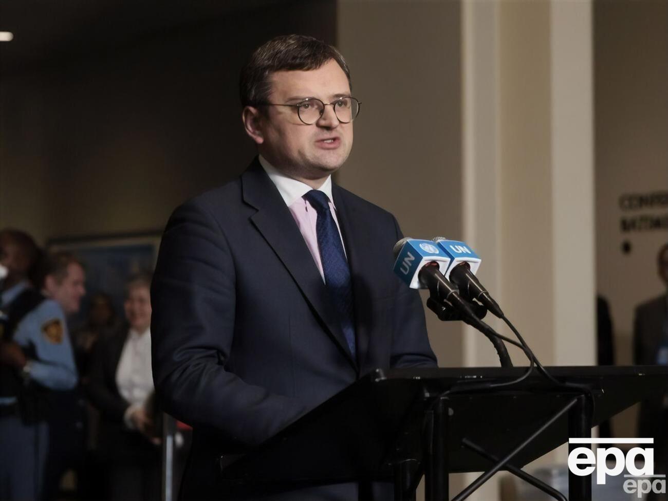 Кулеба:&nbsp;Теперь любые мирные предложения, которые могут звучать от того или другого государства, должны быть в рамках резолюции и отвечать ее ключевым параметрам