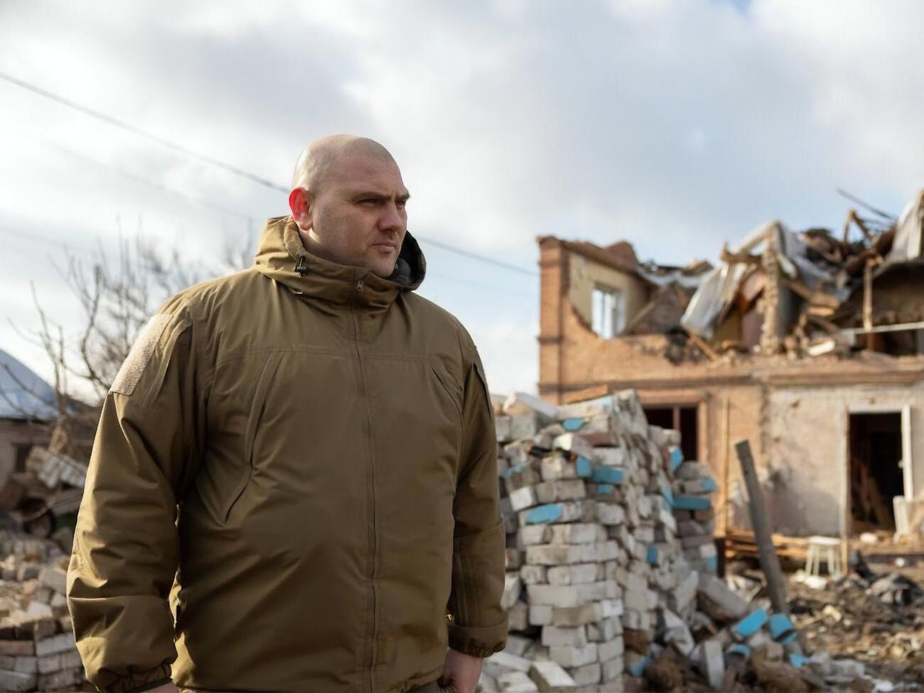 Лисак: Ворог бив із важкої артилерії. Обірвав лінію електропередач