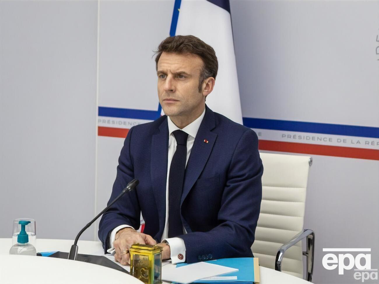 Макрон&nbsp;призвал Пекин "не поставлять никакого оружия России"&nbsp;