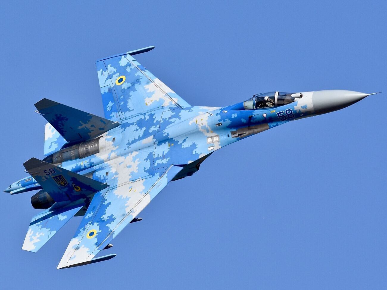 "Наймолодший" літак у складі Повітряних сил ЗСУ – Су-27 1991 року, зазначив Ігнат
