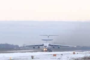Літак ДРЛВ А-50 зробив 12 вильотів у Білорусі