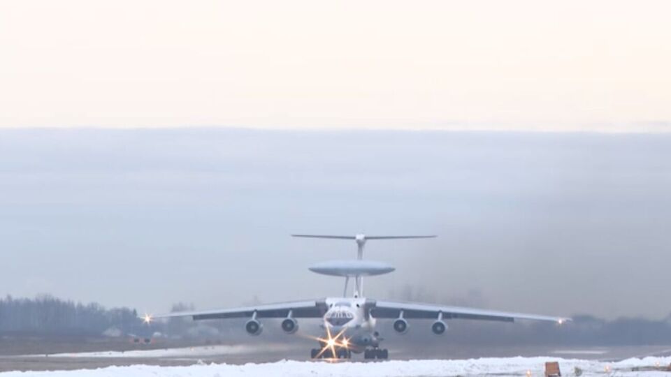 Літак ДРЛВ А-50 зробив 12 вильотів у Білорусі
