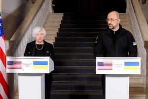 Шмыгаль отметил, что обсуждал с Йеллен и финансовую помощь США Украине