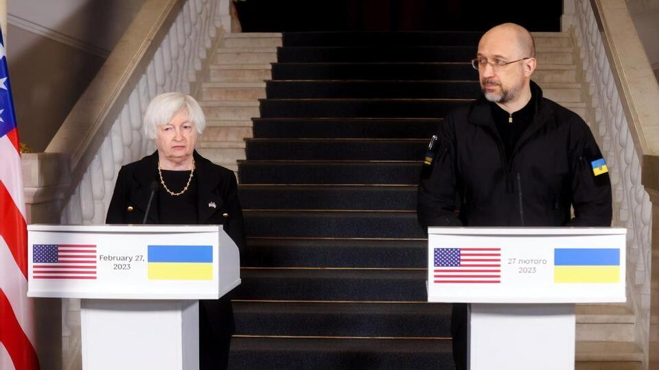 Шмыгаль отметил, что обсуждал с Йеллен и финансовую помощь США Украине
