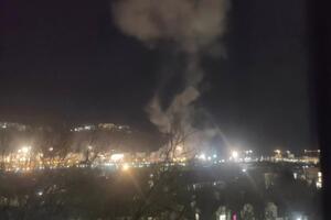 Пожар на российской нефтебазе произошел в два часа ночи