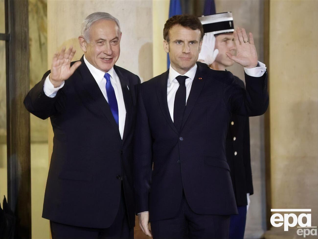 Прем'єр Ізраїлю зустрівся у Парижі із президентом Франції