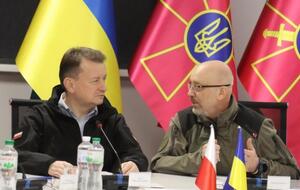 Блащак и Резников (на фото) приняли участие в третьей встрече государств – участниц "танковой коалиции", рассказал Зеленский