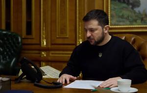 Зеленский поблагодарил Сунака за старт обучения украинских танкистов