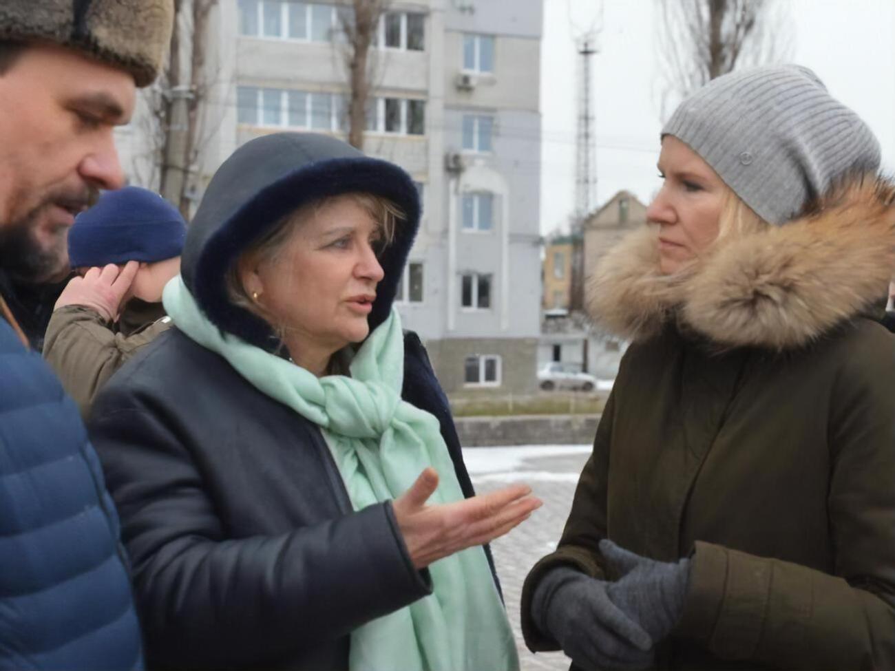 Глава ПА НАТО посетила Бородянку вместе с вице-спикером Рады