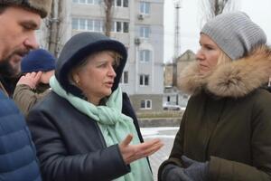 Глава ПА НАТО посетила Бородянку вместе с вице-спикером Рады