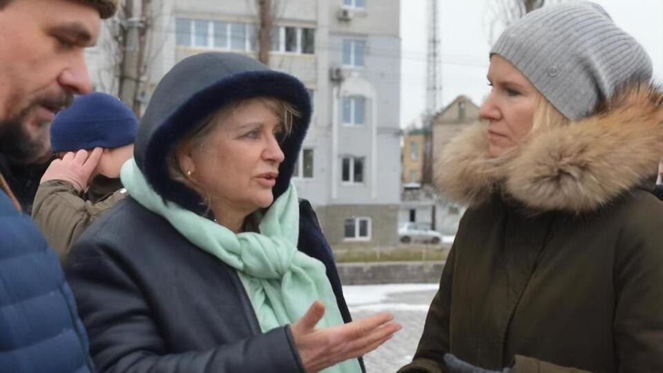 Глава ПА НАТО відвідала Бородянку разом із віцеспікеркою Ради