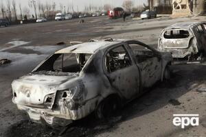 Частина автомобілів спалахнула