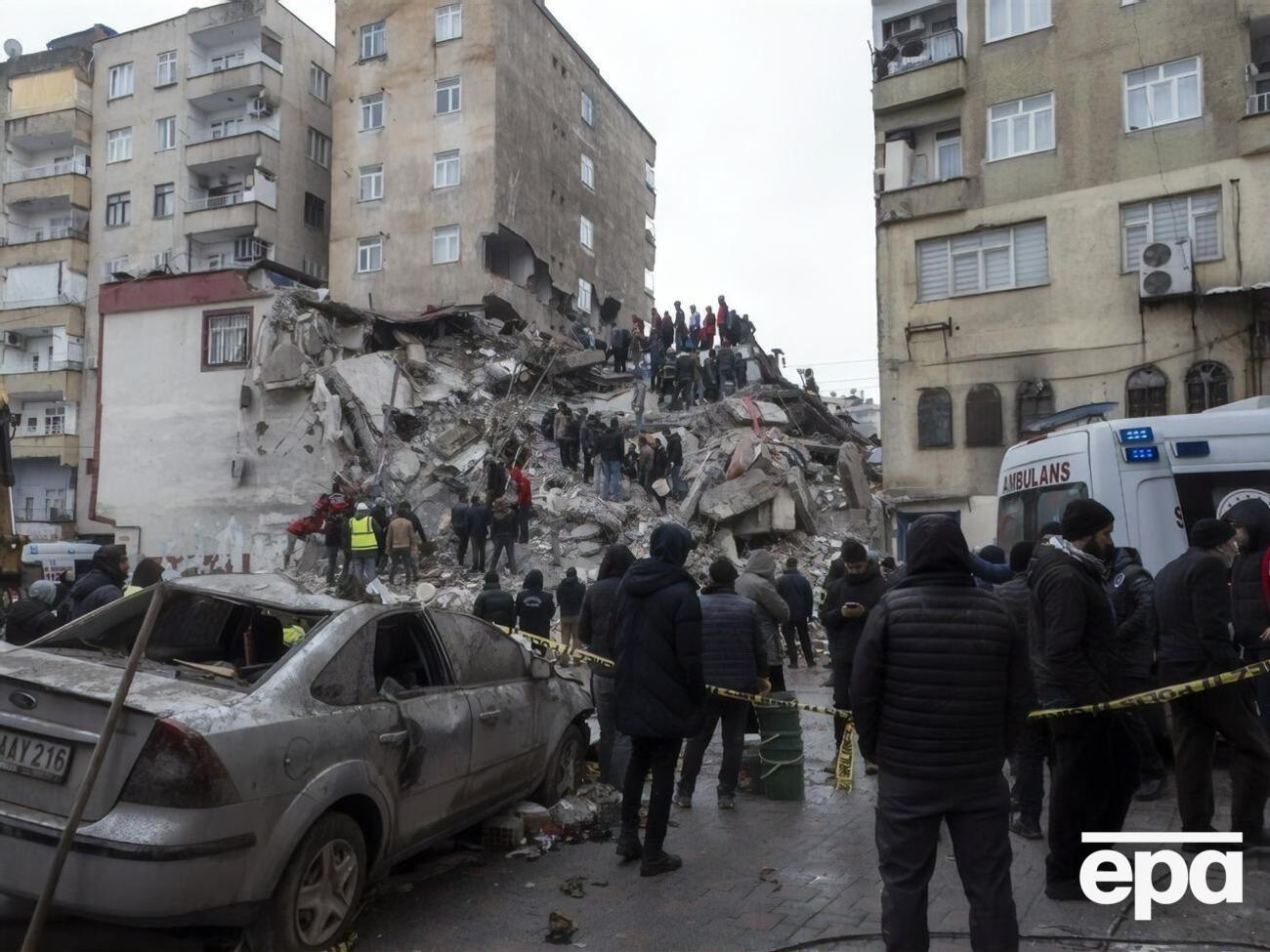 Землетрус стався на південному сході Туреччини й у сусідніх районах Сирії