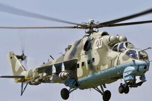 Нацгвардейцы "приземлили" российский боевой вертолет из "Иглы"