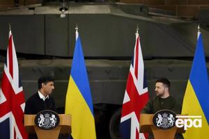 Сунак після переговорів із Зеленським: Перш ніж надати винищувачі, необхідно навчити пілотів