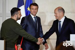 Зеленский, Макрон и Шольц провели совместную пресс-конференцию