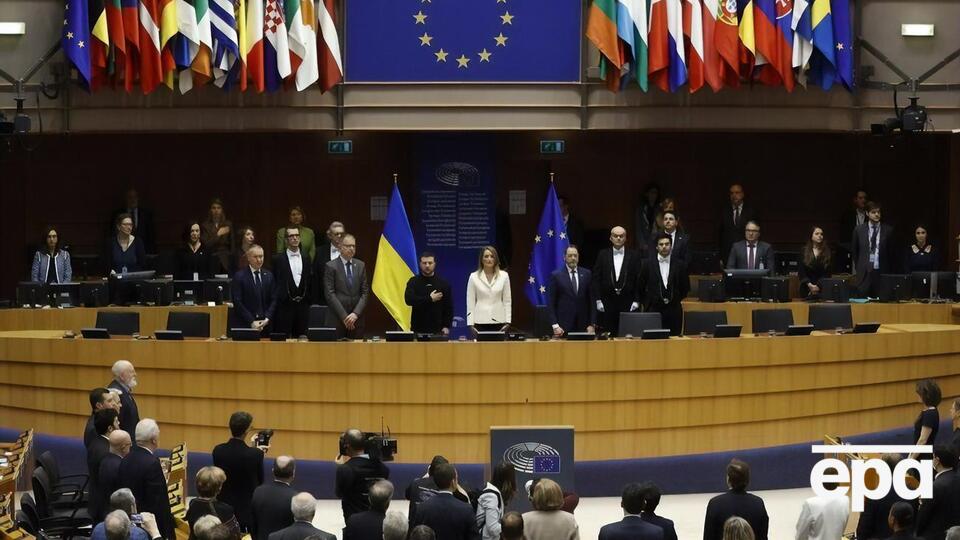 Зеленський особисто виступив у Європарламенті