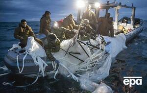 Остатки воздушного шара были извлечены военными