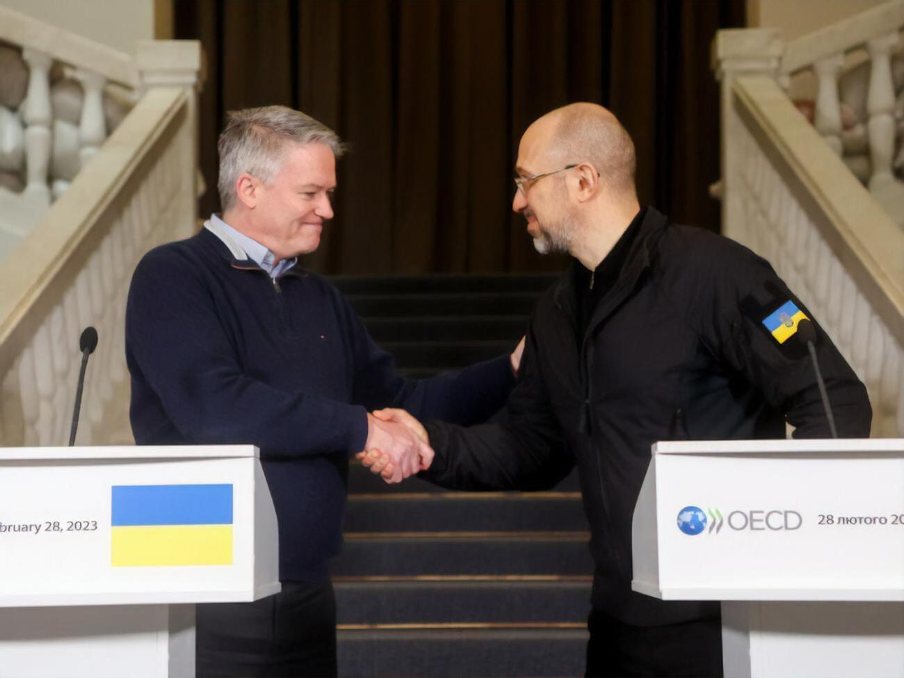 Генсек ОЕСР і Шмигаль оголосили про відкриття офісу організації