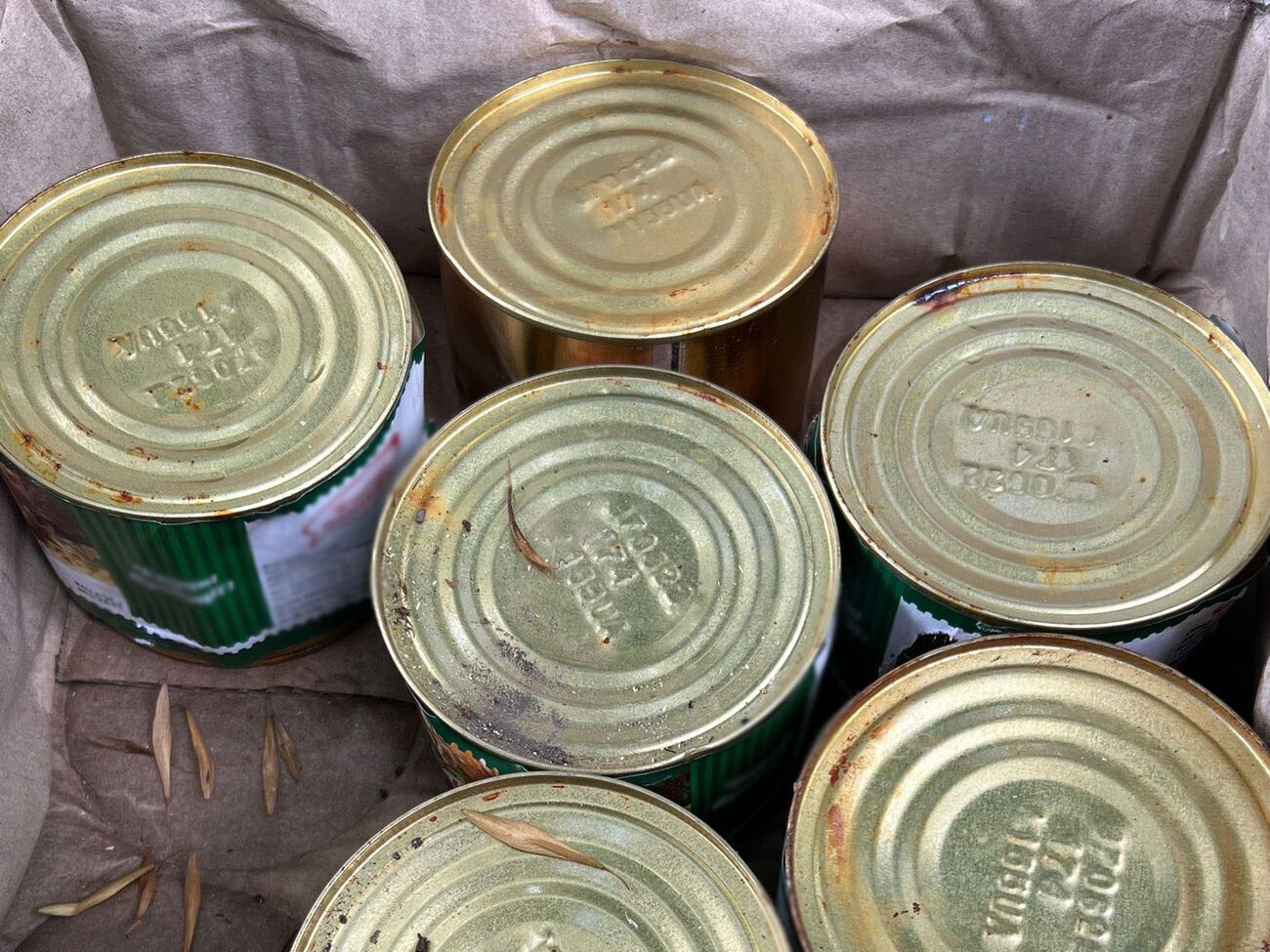 Нацгвардия получила испорченные консервы