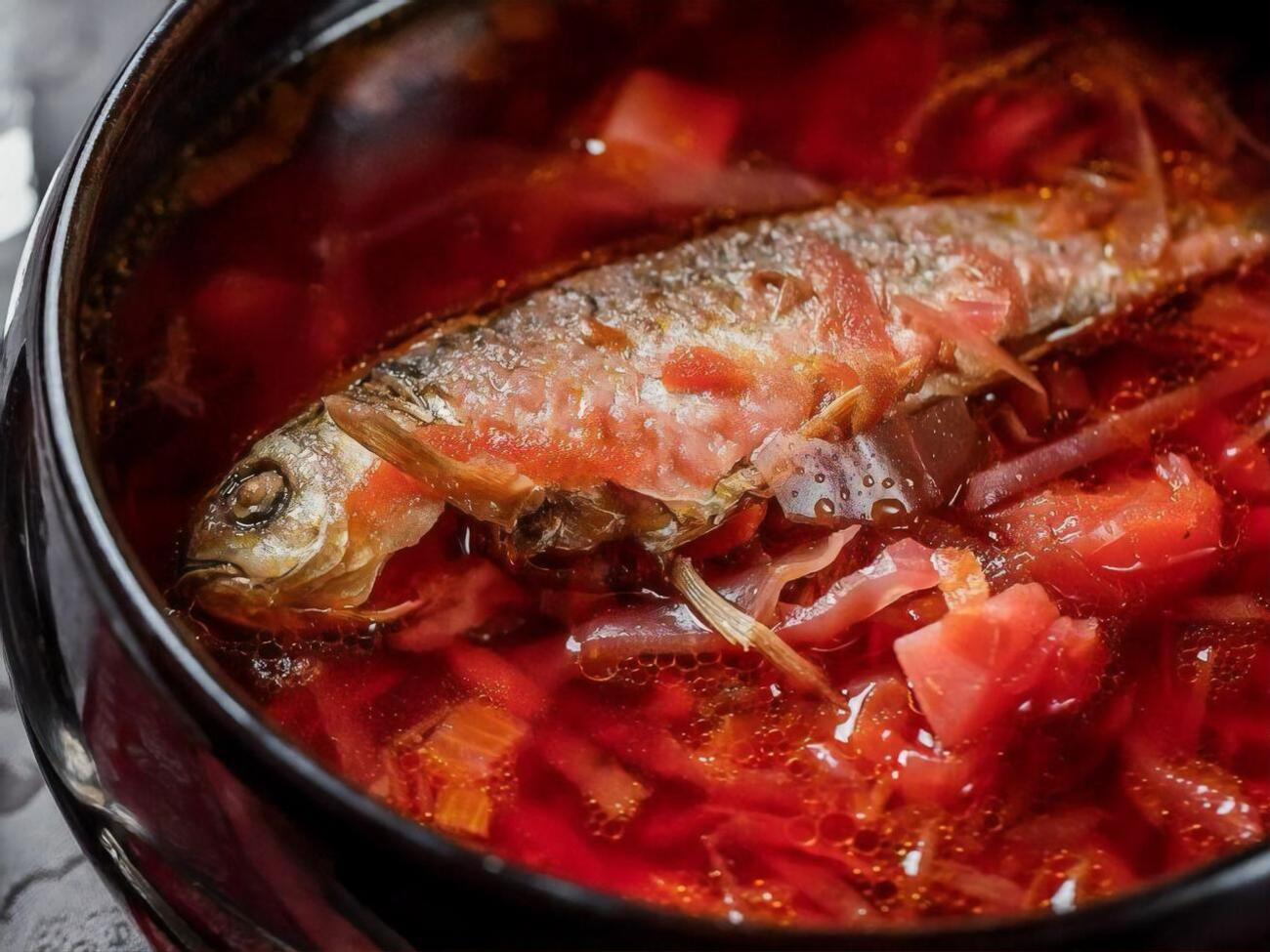 Рыбу нужно хорошо обжарить с двух сторон