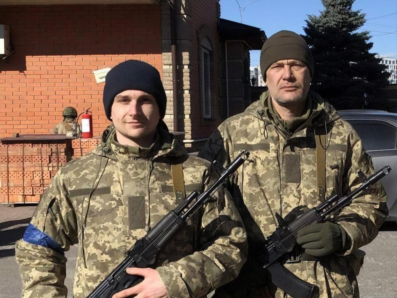 Прощаються із загиблими під Бахмутом батьком та сином сьогодні в Києві