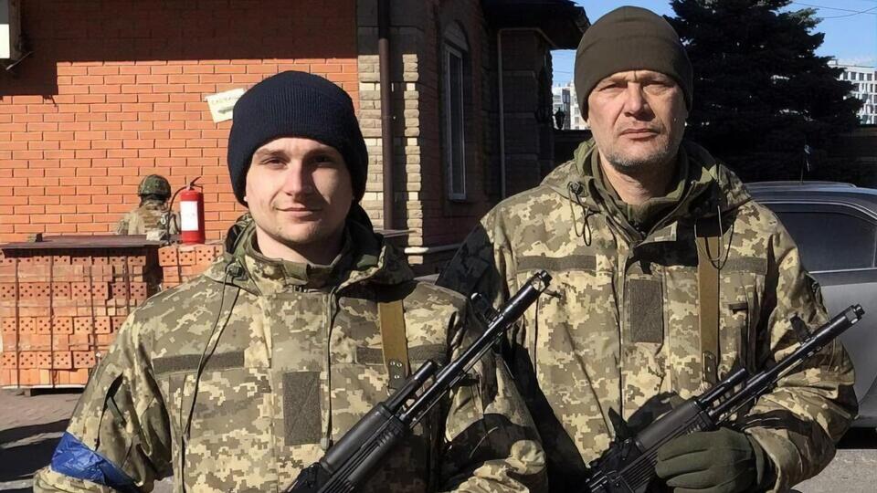 Прощаються із загиблими під Бахмутом батьком та сином сьогодні в Києві