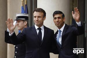 Макрон і Сунак говоритимуть про зміцнення самооборони України як зараз, так і в довгостроковій перспективі, заявили у британському уряді